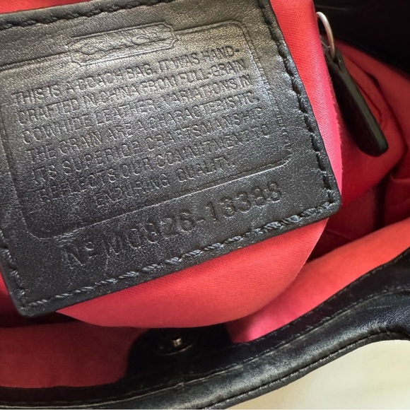 Coach 13388 Bonnie Black Leather Fold over  Crossbody Bag - Picture 10 of 10